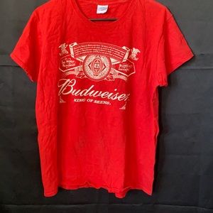 Red Budweiser shirt